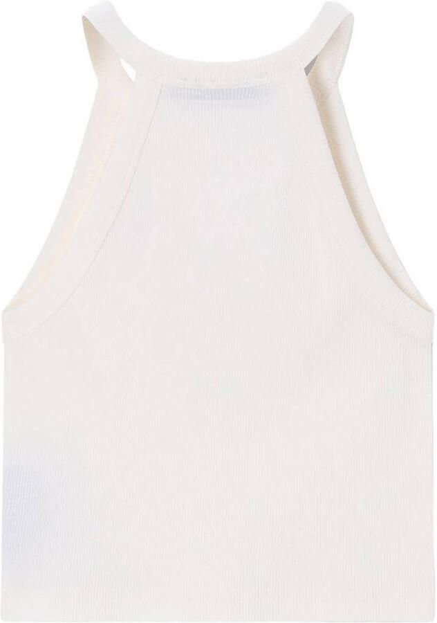 Sissy-Boy singlet rib gebreid wit - Foto 2