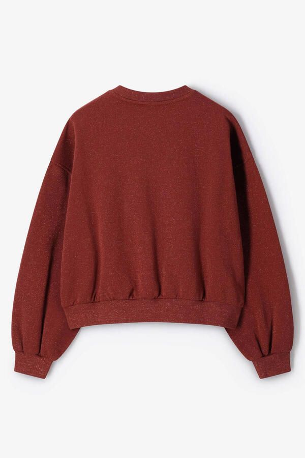 Sissy-Boy sweater donkerrood met lurex - Foto 2