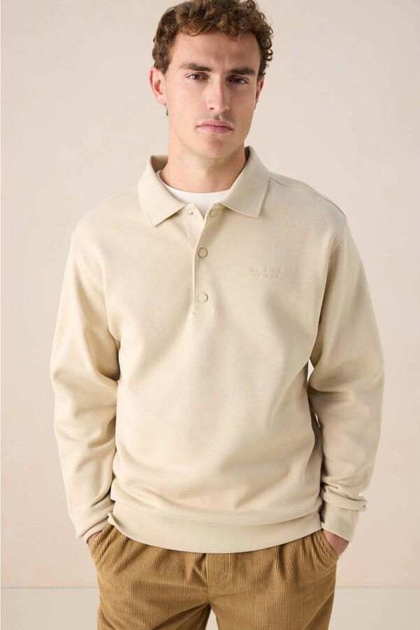 Sissy-Boy sweater met backprint beige
