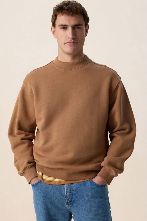 Sissy-Boy sweater met backprint bruin