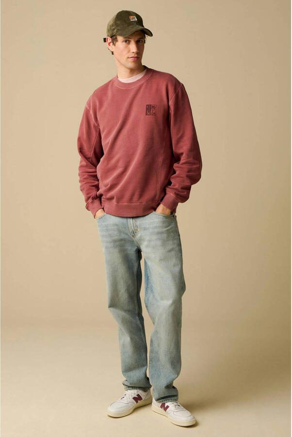 Sissy-Boy sweater met backprint donkerrood - Foto 3