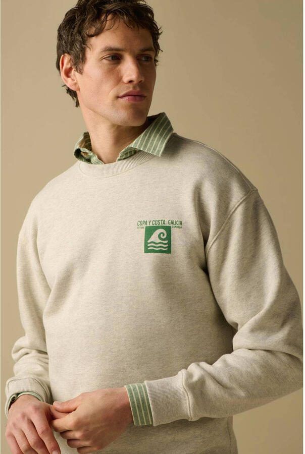 Sissy-Boy sweater met backprint grijs