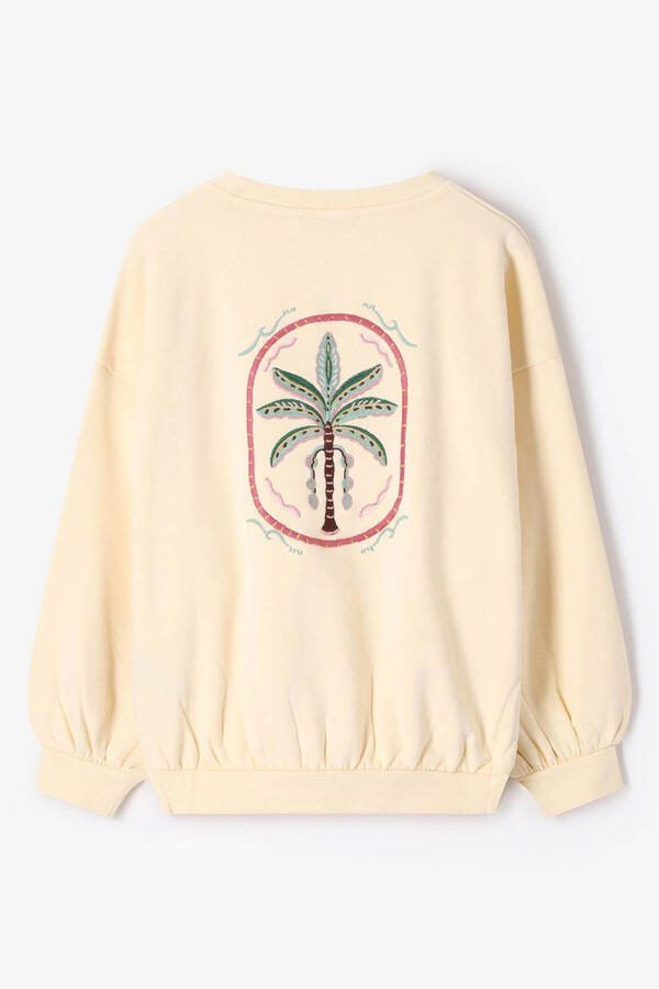 Sissy-Boy sweater met backprint lichtgeel - Foto 3