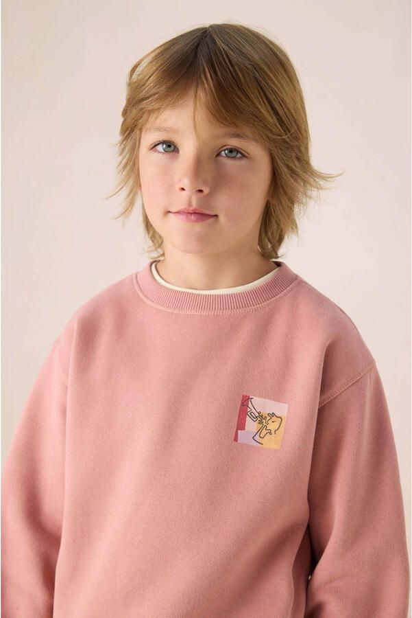 Sissy-Boy sweater met backprint roze - Foto 2