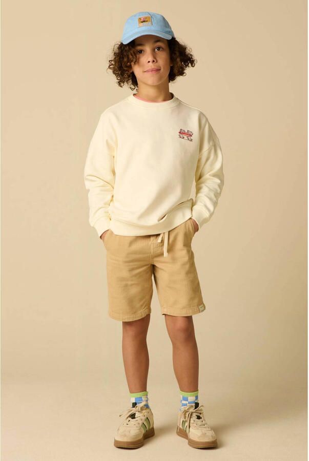 Sissy-Boy sweater met backprint wit