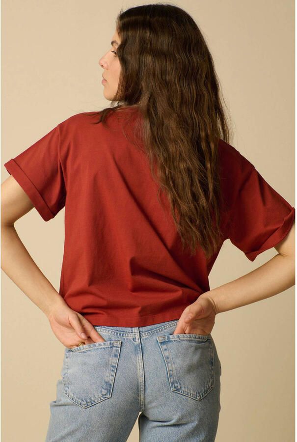 Sissy-Boy T-shirt donkerrood - Foto 2