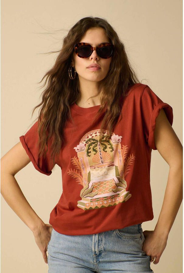 Sissy-Boy T-shirt donkerrood
