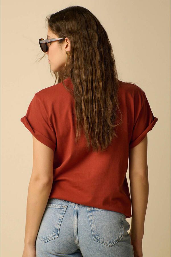 Sissy-Boy T-shirt donkerrood - Foto 2