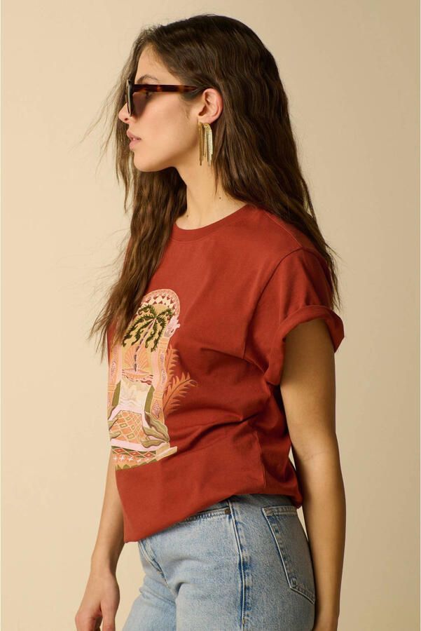 Sissy-Boy T-shirt donkerrood - Foto 3