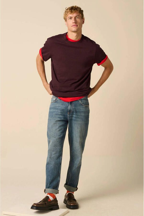 Sissy-Boy T-shirt donkerrood