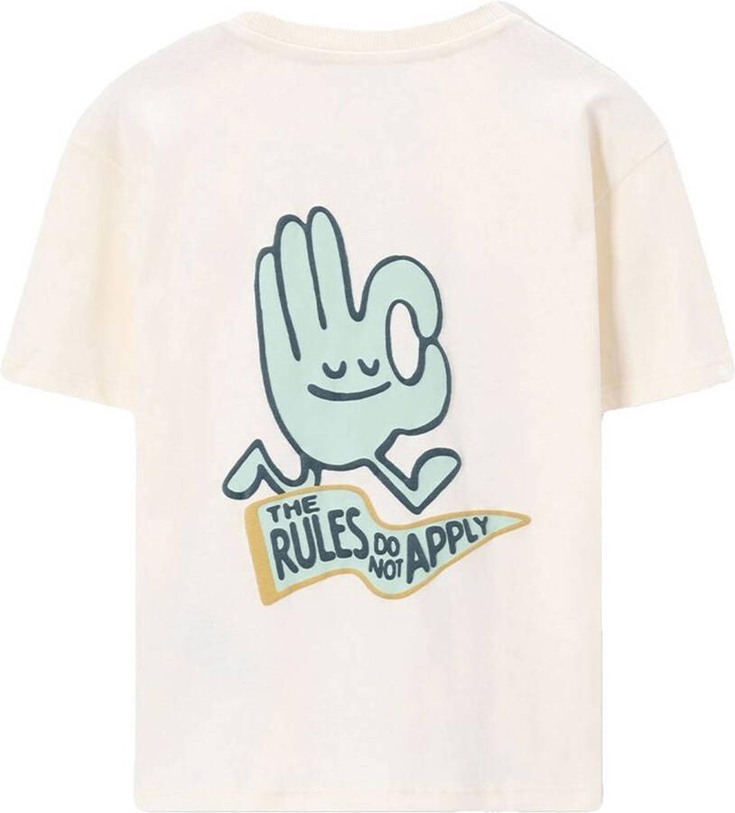 Sissy-Boy T-shirt met backprint ecru - Foto 2