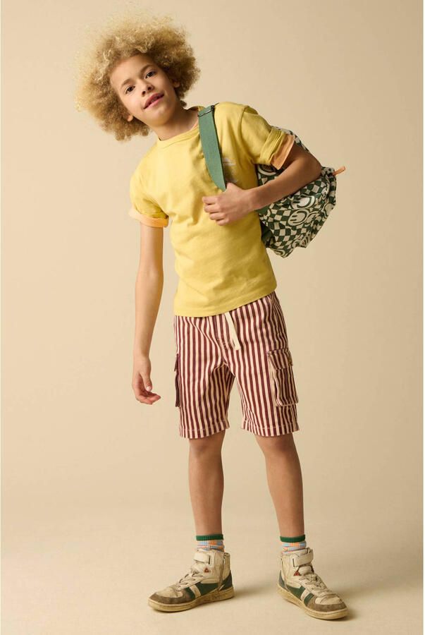 Sissy-Boy T-shirt met backprint geel