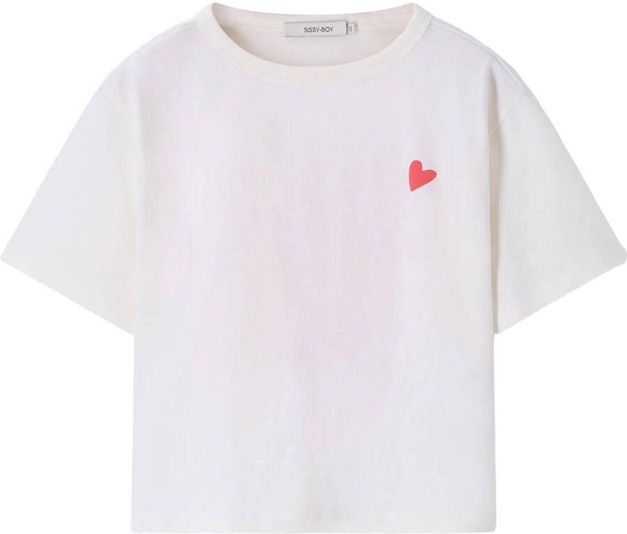 Sissy-Boy T-shirt met backprint wit