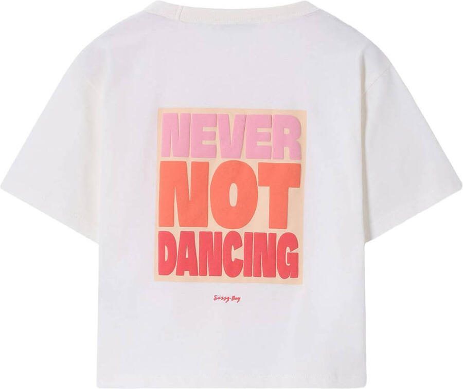 Sissy-Boy T-shirt met backprint wit - Foto 2