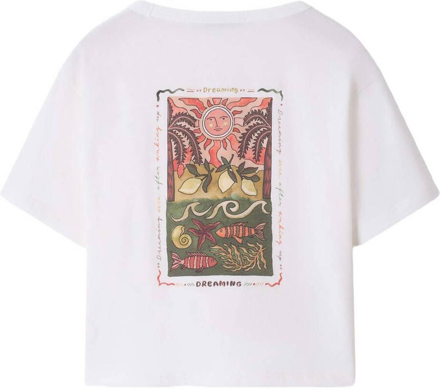 Sissy-Boy T-shirt met backprint wit - Foto 2