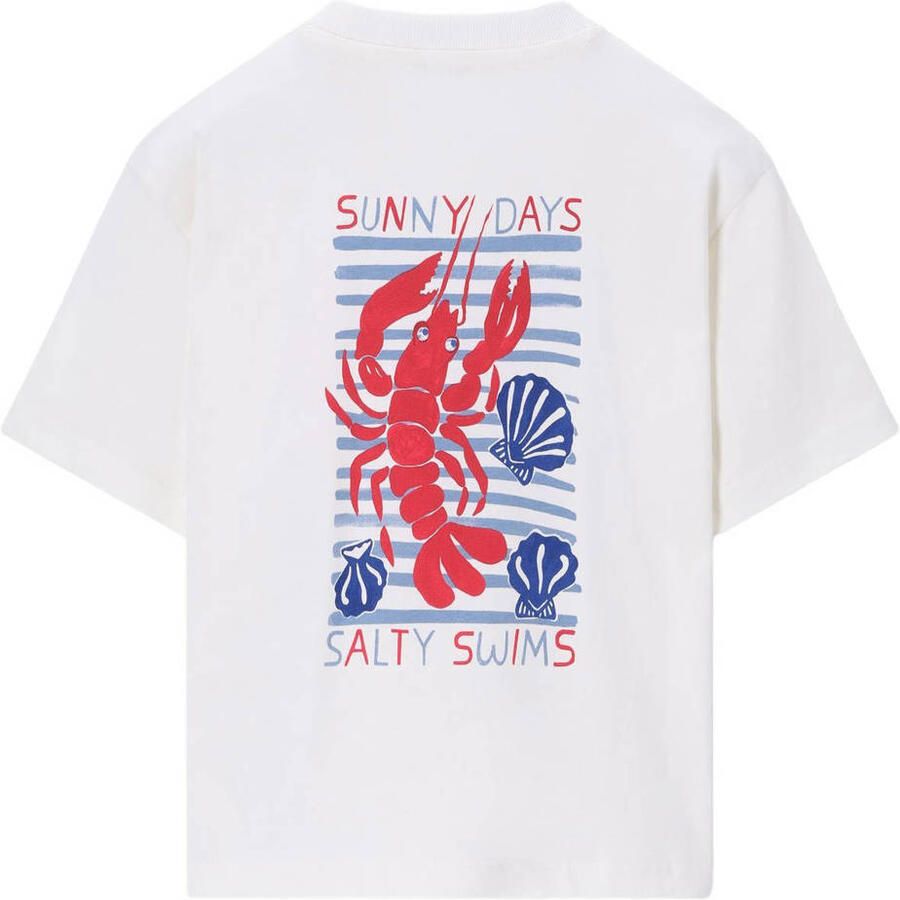 Sissy-Boy T-shirt met backprint wit - Foto 2