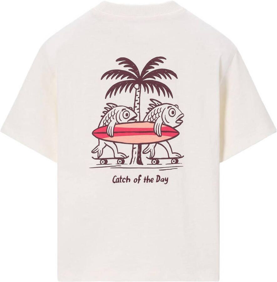 Sissy-Boy T-shirt met backprint wit - Foto 2