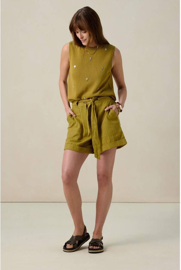 Sissy-Boy top groen gebreid