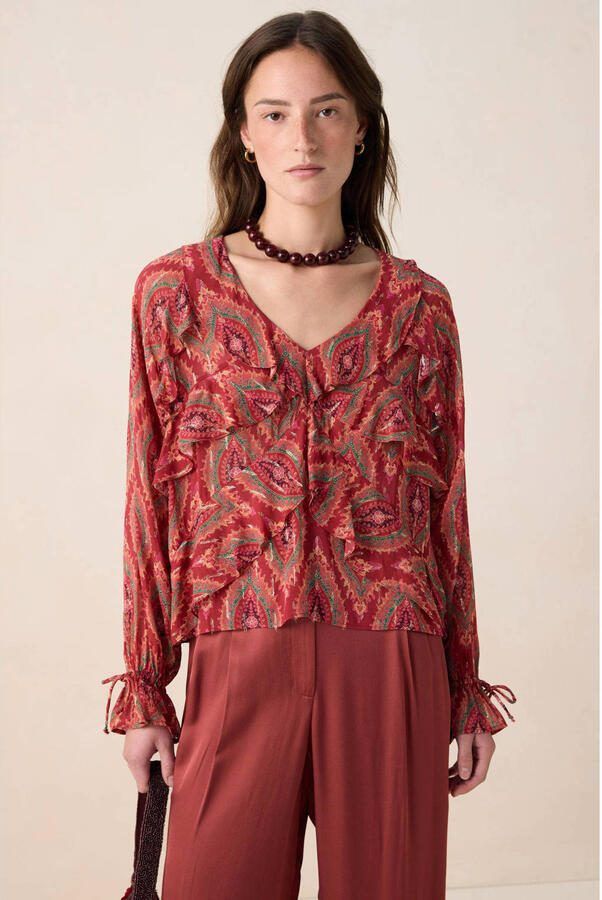 Sissy-Boy top rood met lurex