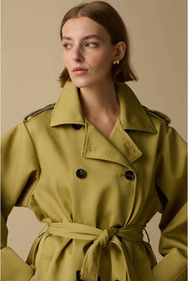 Sissy-Boy trenchcoat lichtgroen