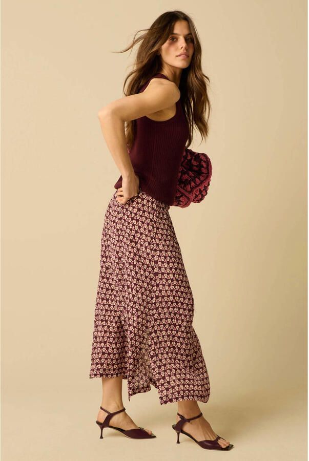 Sissy-Boy viscose blouse donkerrood - Foto 2