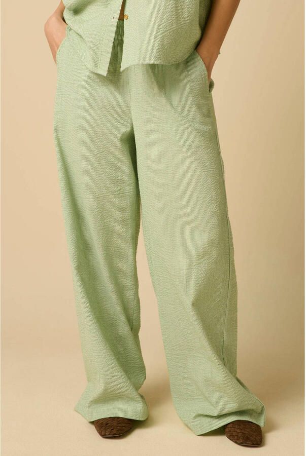 Sissy-Boy wide leg fit broek groen