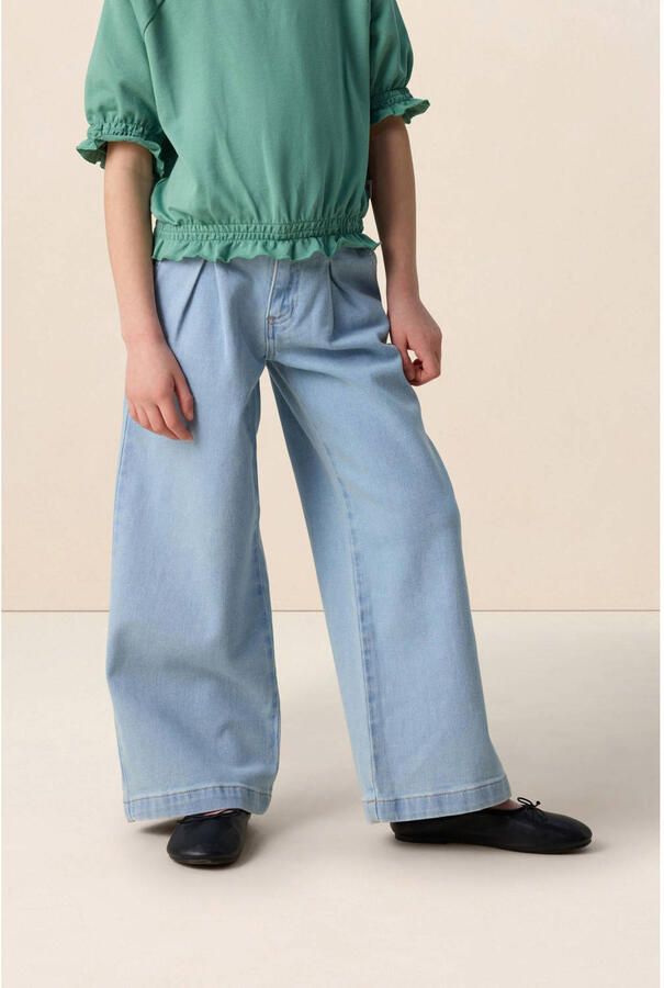 Sissy-Boy wide leg jeans light blue denim