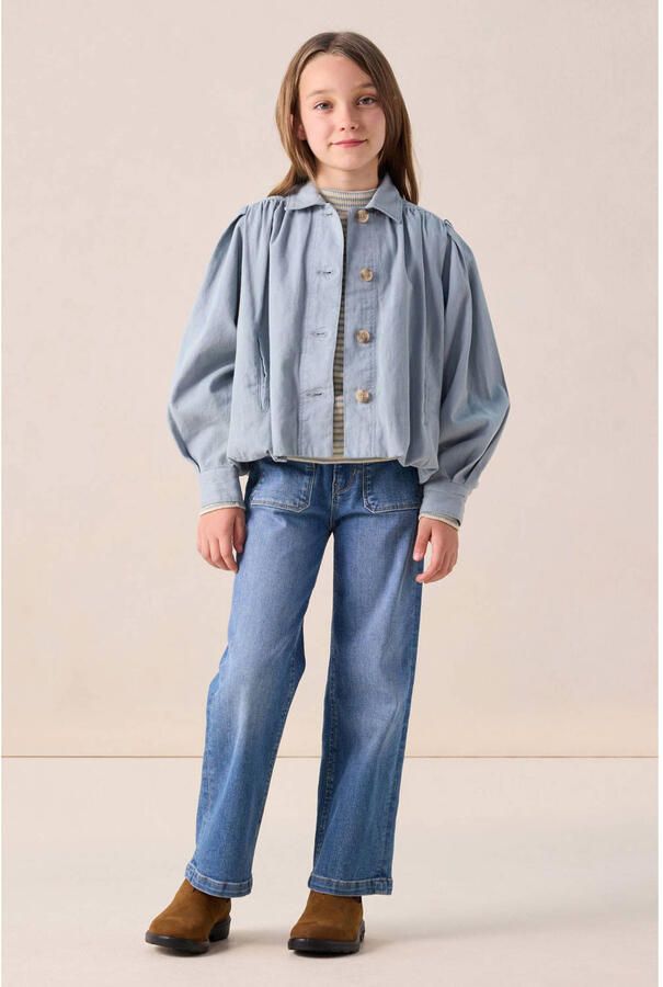 Sissy-Boy wide leg jeans medium blue denim