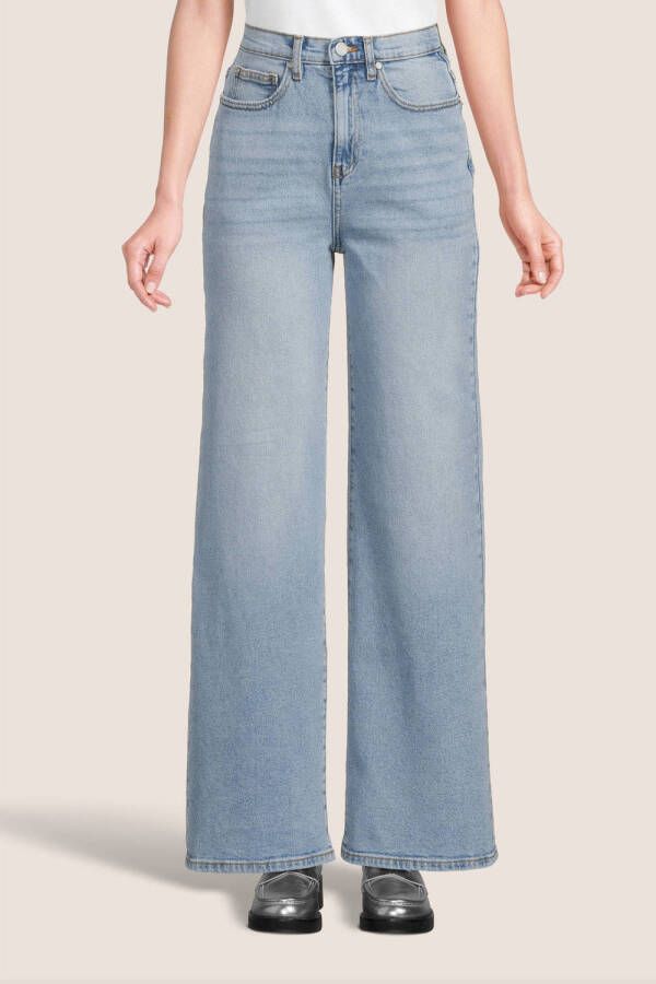SisterS Point high waist wide leg jeans OWI-W light blue denim