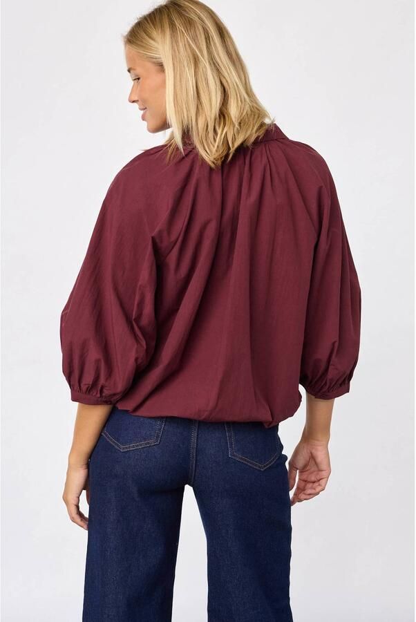 SisterS Point blouse donkerrood - Foto 3