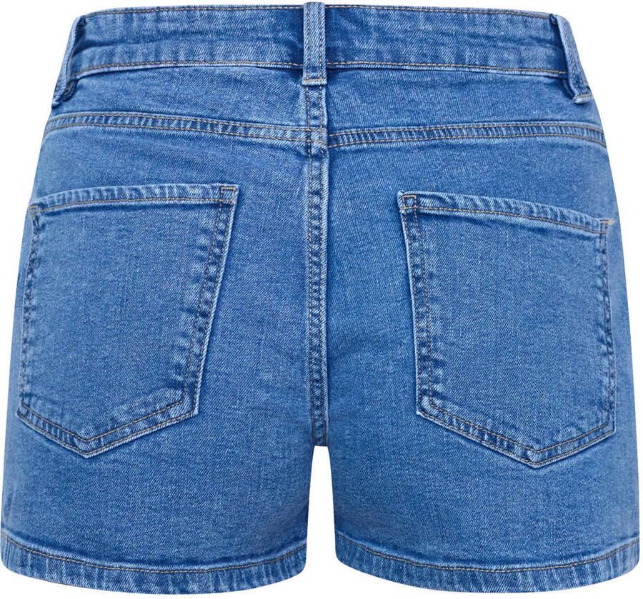 SisterS Point denim wide leg broek mediumblauw - Foto 2
