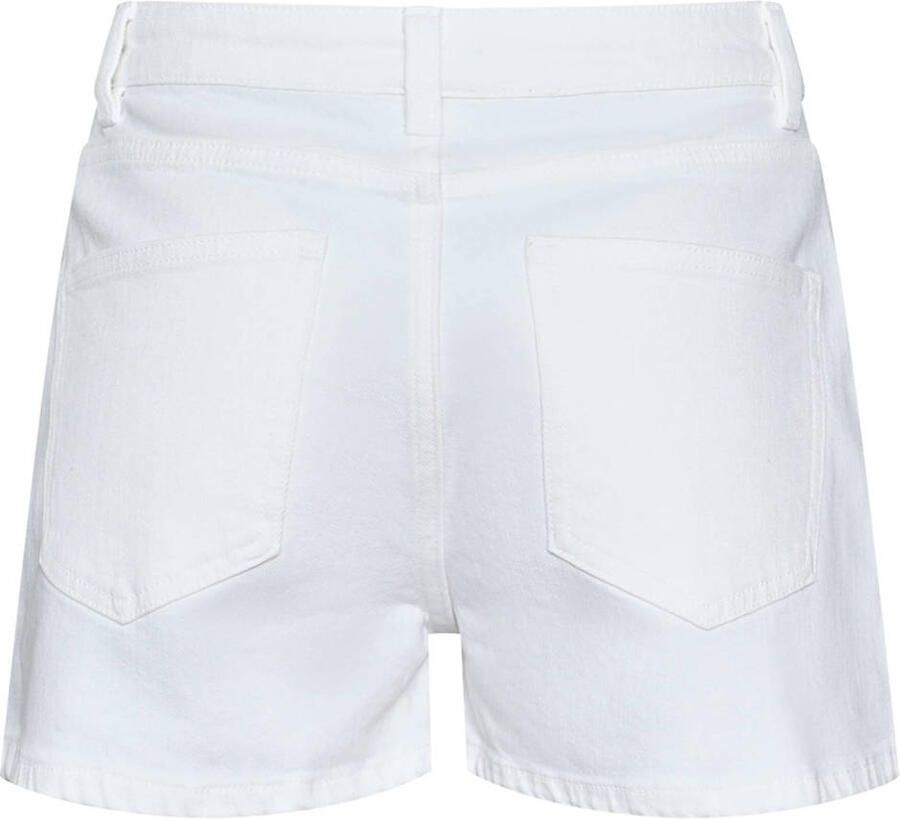 SisterS Point denim wide leg high waist broek wit - Foto 2