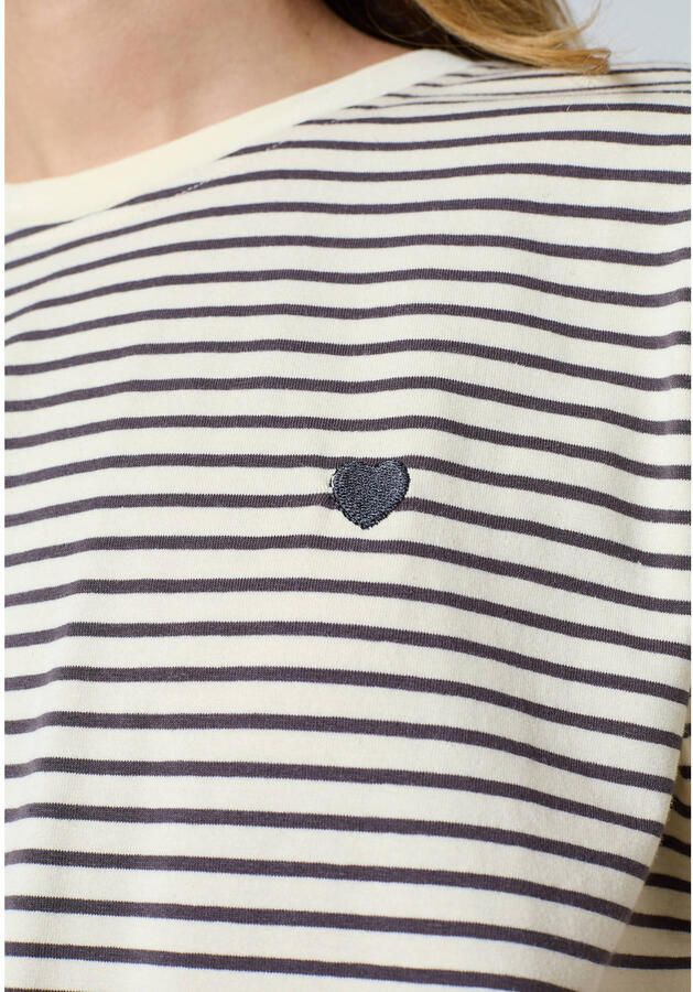 SisterS Point gestreept T-shirt crème - Foto 3