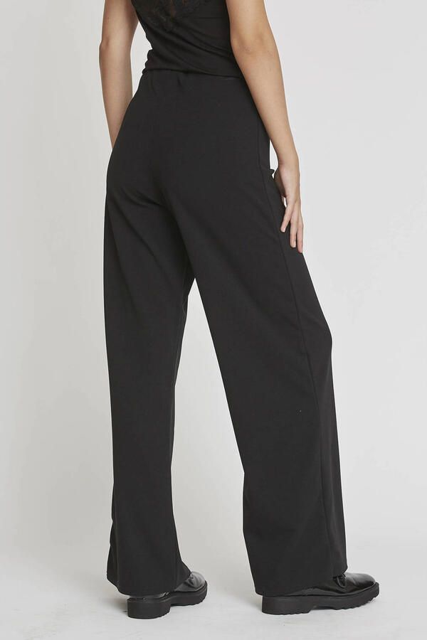 SisterS Point high waist wide leg broek GLUT-PA.A zwart