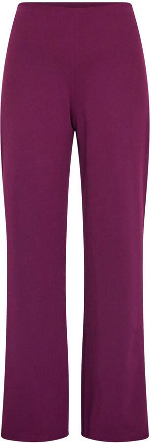 SisterS Point high waist wide leg palazzo broek aubergine - Foto 3