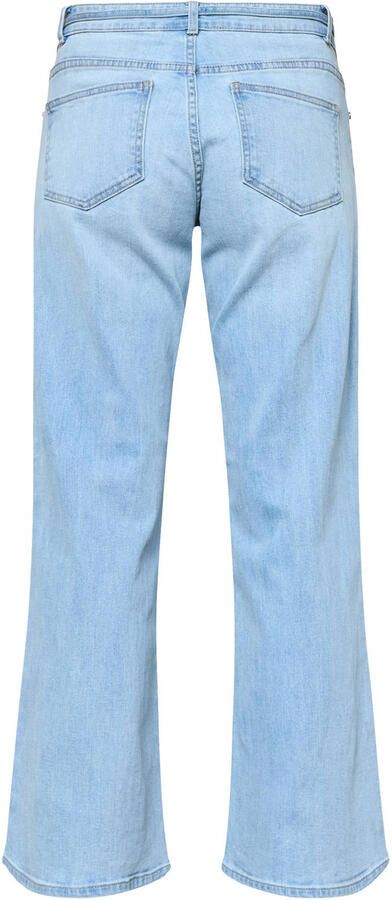 SisterS Point low waist wide leg jeans light blue denim - Foto 3