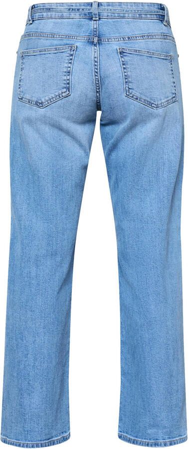 SisterS Point low waist wide leg jeans medium blue denim - Foto 3