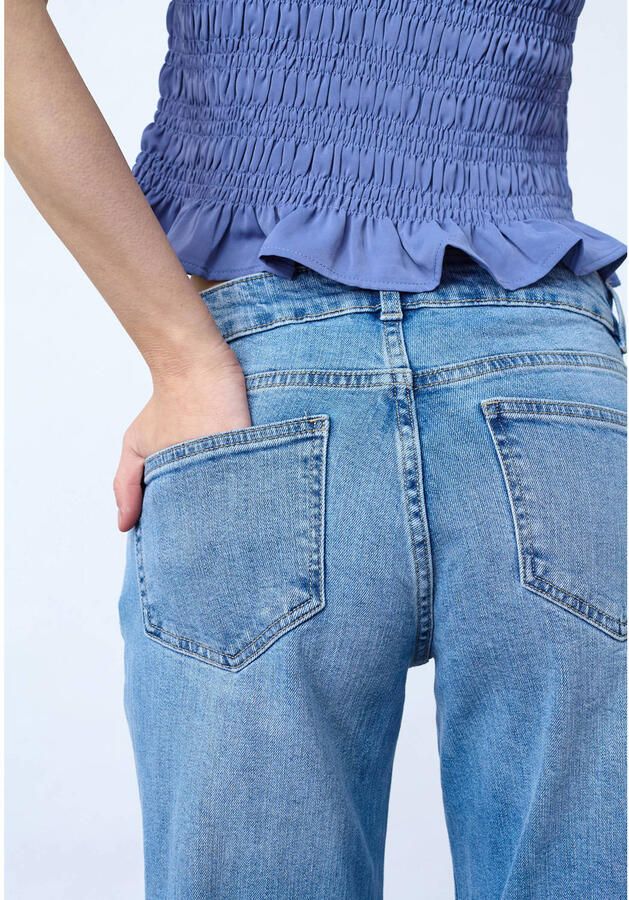 SisterS Point straight leg jeans medium blue denim - Foto 2