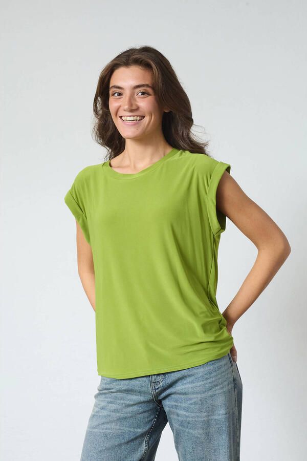 SisterS Point T-shirt limegroen