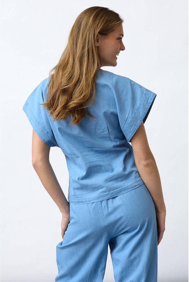 SisterS Point top light blue denim - Foto 2