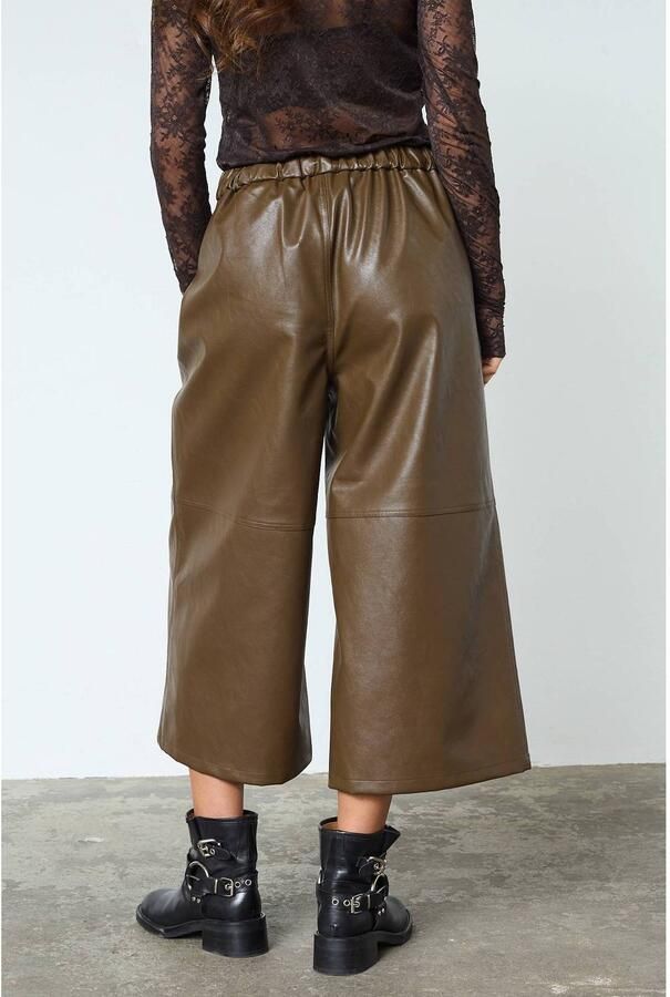 SisterS Point wide leg broek bruin - Foto 2