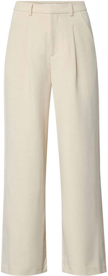 SisterS Point wide leg high waist pantalon crème - Foto 3