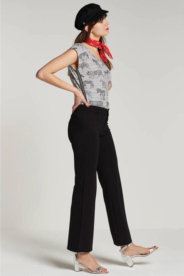 SisterS Point wide leg pantalong NEW GEORGE-7 zwart - Foto 3