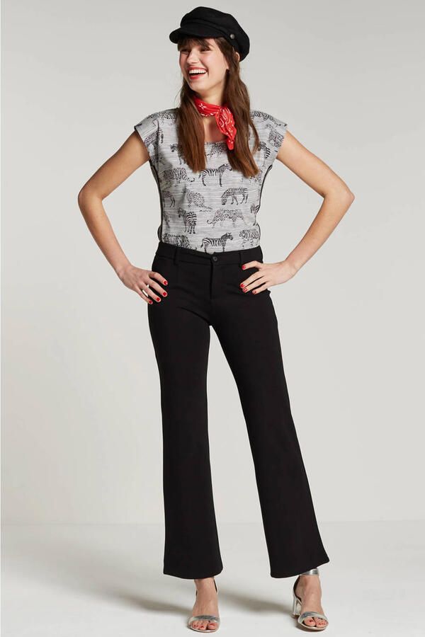 SisterS Point wide leg pantalong NEW GEORGE-7 zwart - Foto 4
