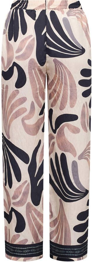SisterS Point wide leg regular waist broek beige - Foto 2