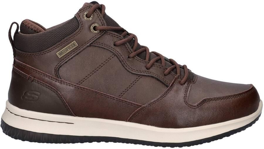 Skechers leren sneakers bruin