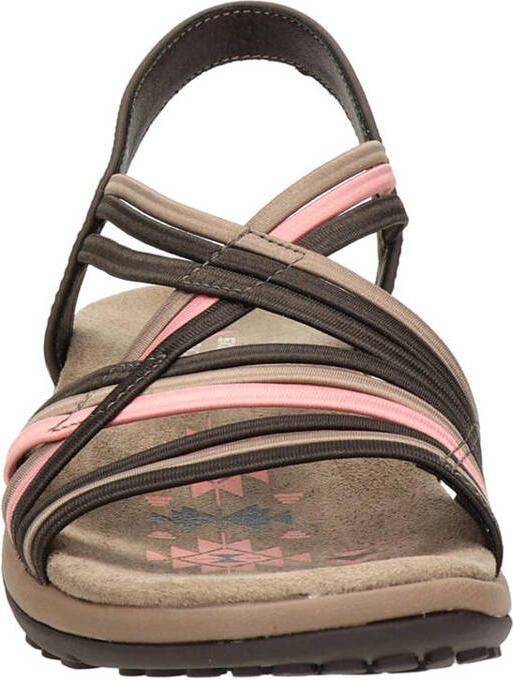 Skechers Reggae Slim sandalen bruin roze - Foto 3