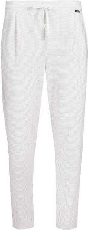 SKINY gestreepte pyjamabroek ivoor grijs