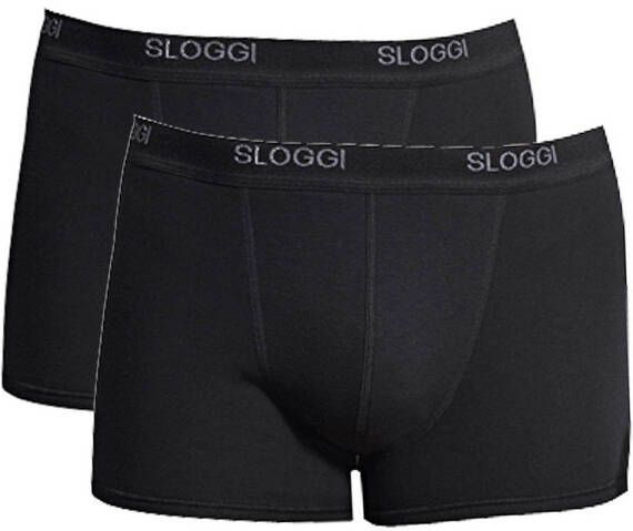 Sloggi men Basic boxershort (set van 2) zwart