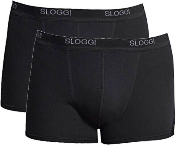 Sloggi Boxershort Men Basic Single jersey katoenmix zonder ingreep (Set van 2)